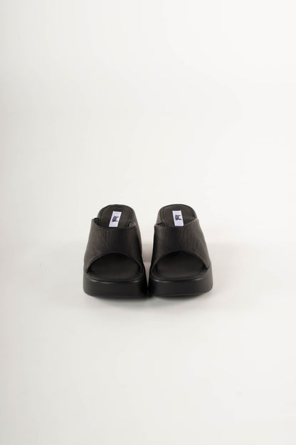 platformed MULES in black