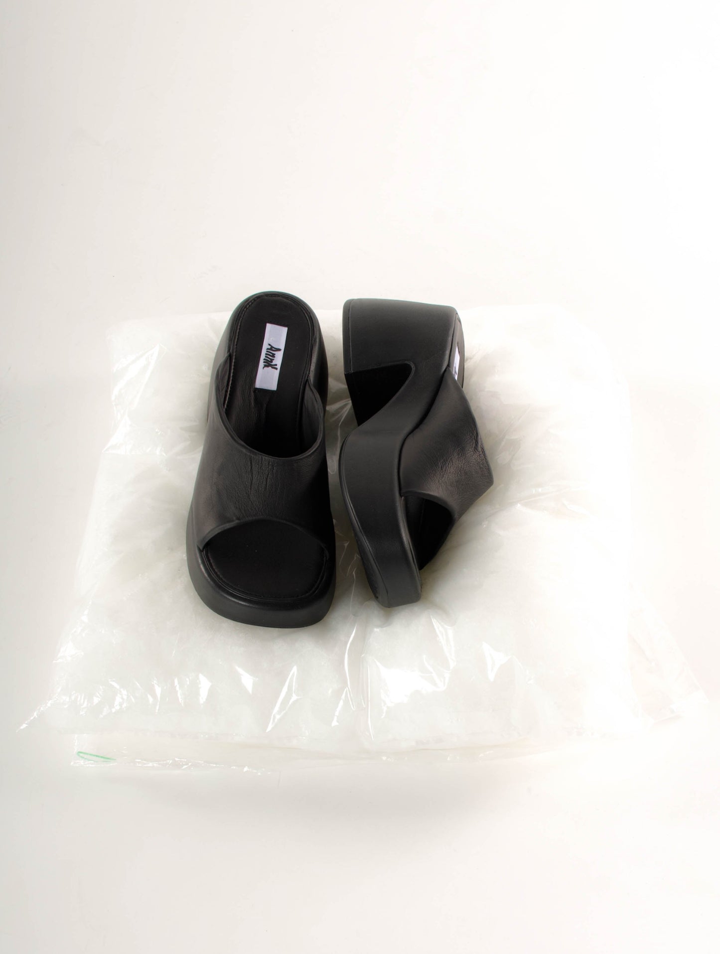 platformed MULES in black