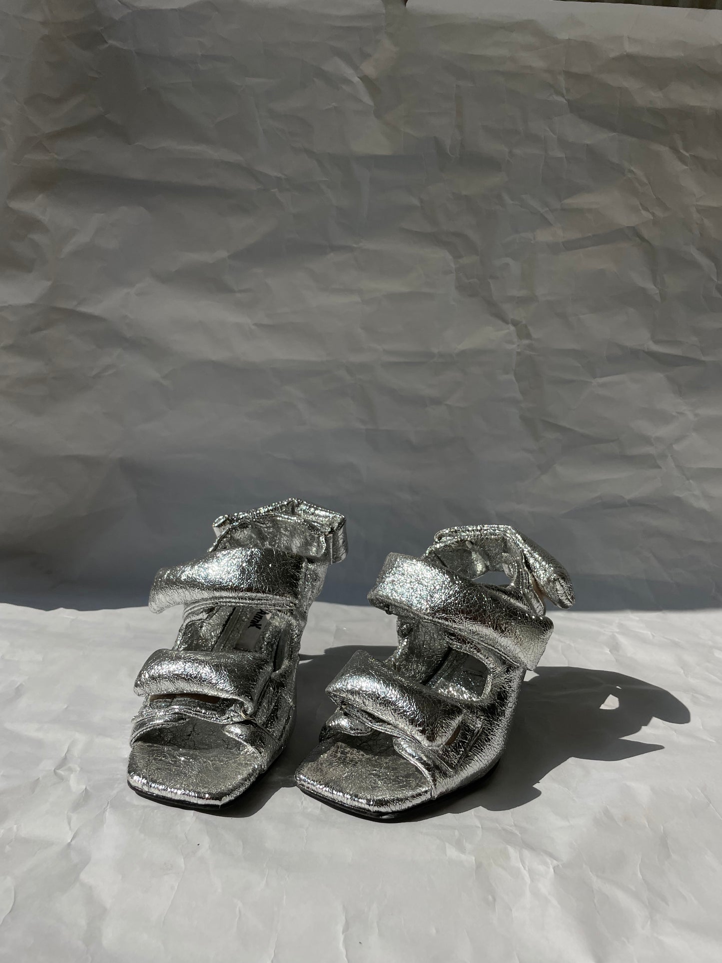 FOU sandals in metallic