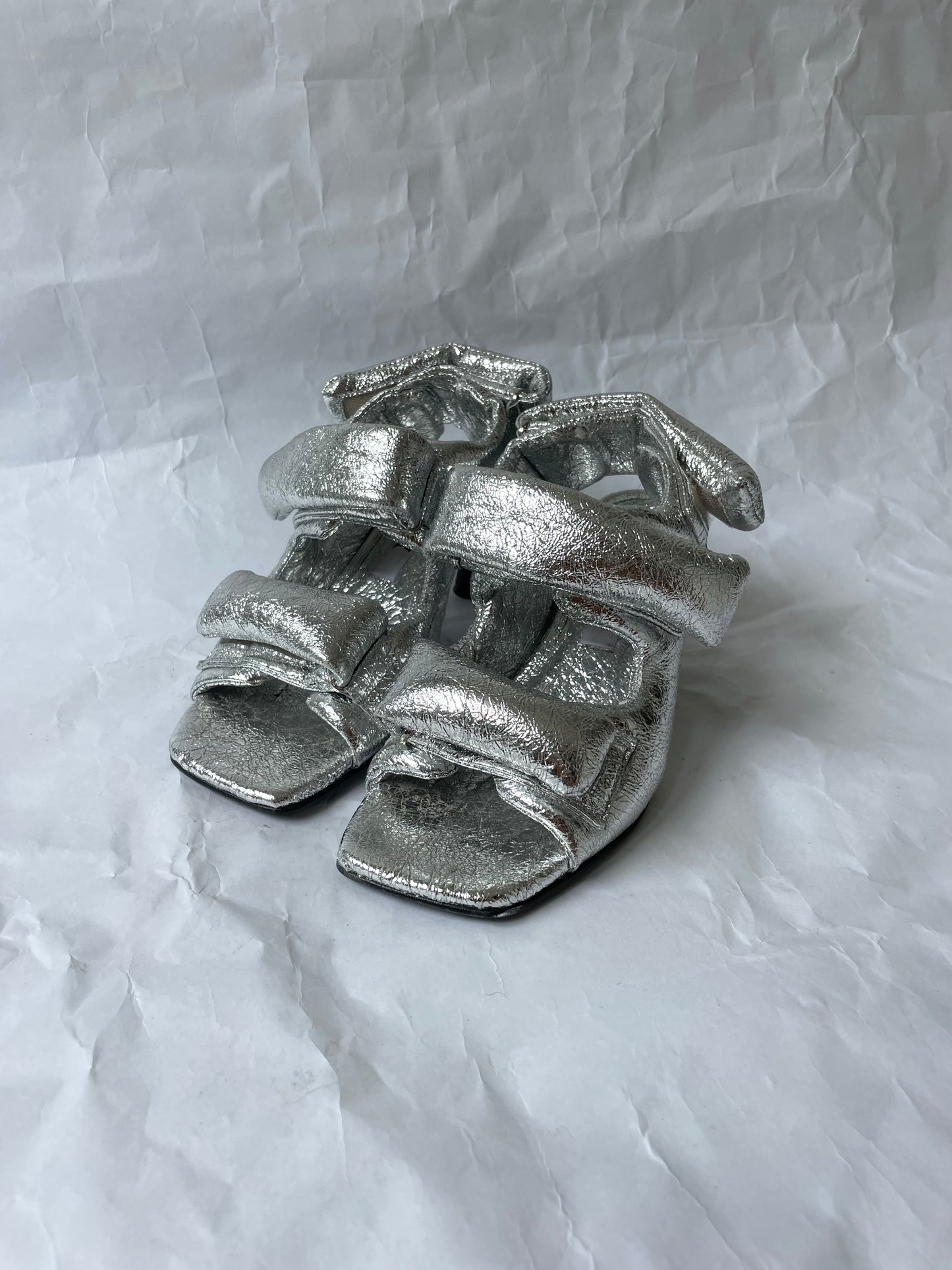 FOU sandals in metallic