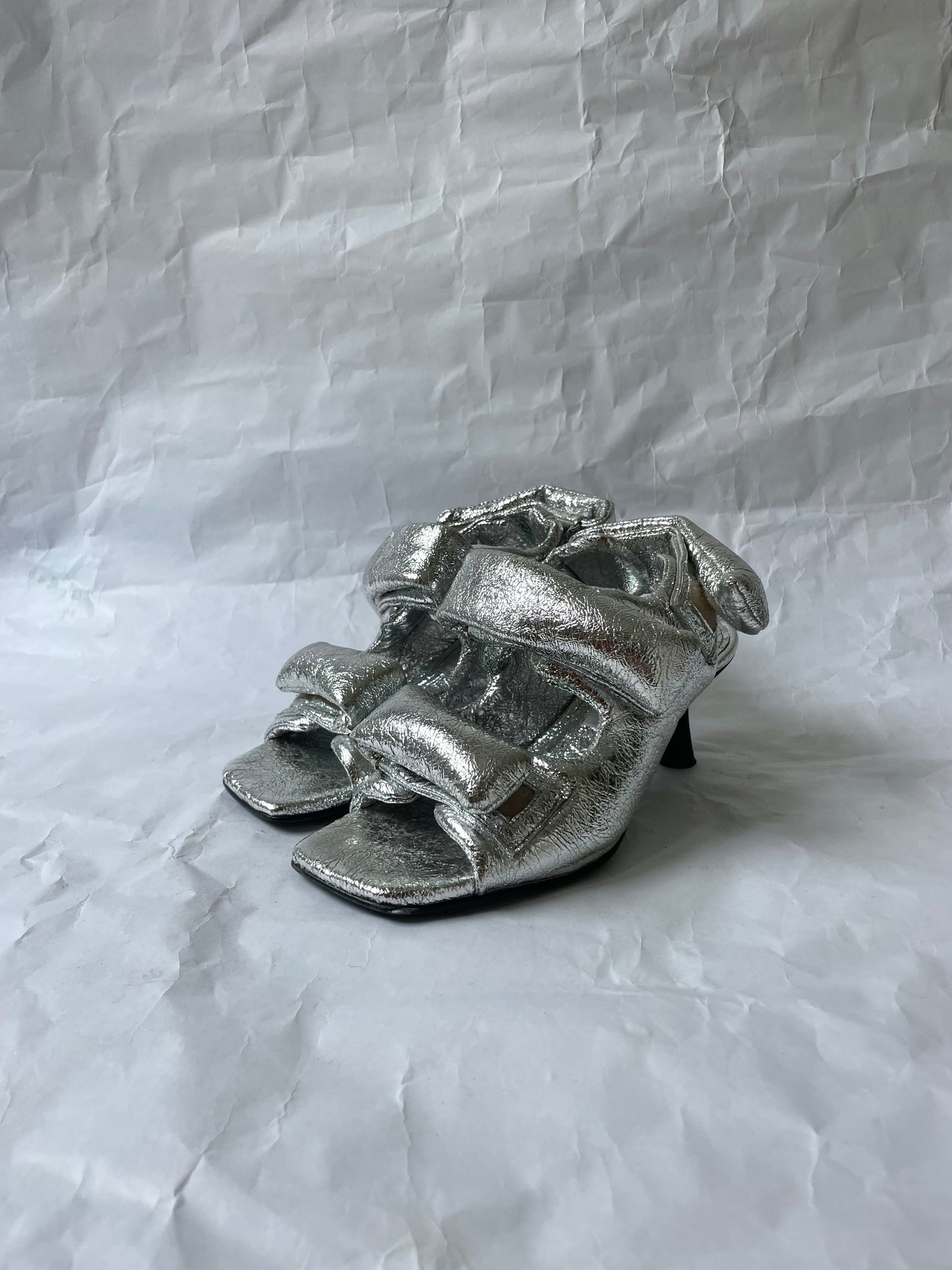 FOU sandals in metallic