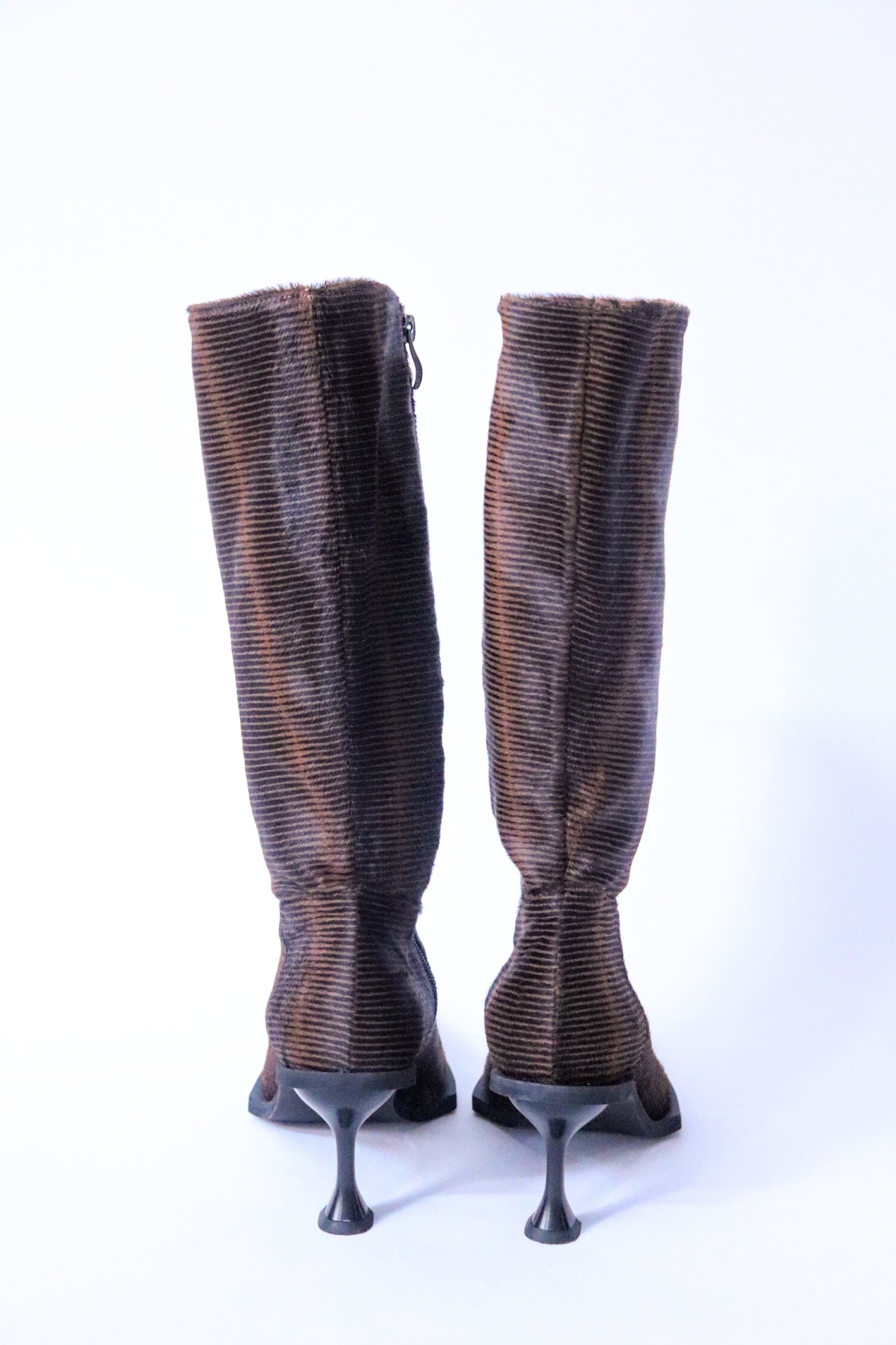 High heeled pony boots